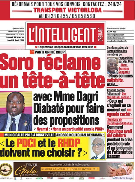 L’intelligent d’Abidjan N° 4158