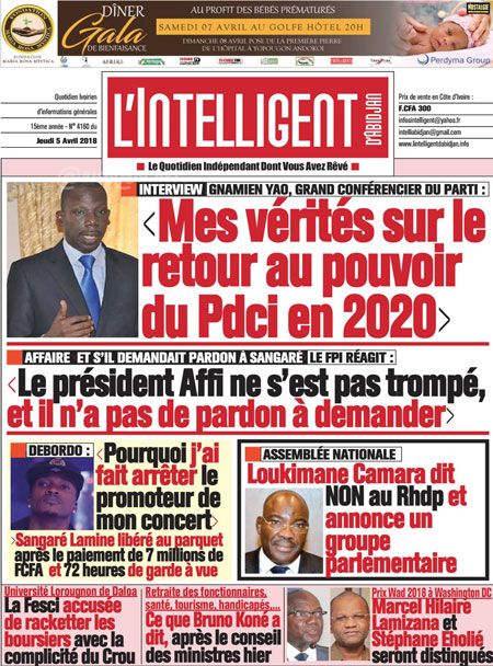 L’intelligent d’Abidjan N° 4160
