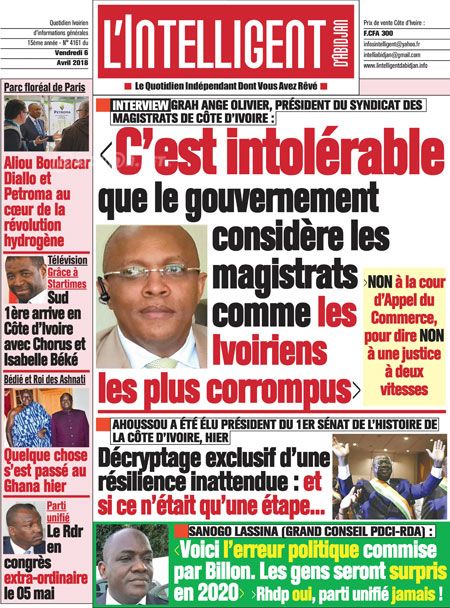 L’intelligent d’Abidjan N° 4161