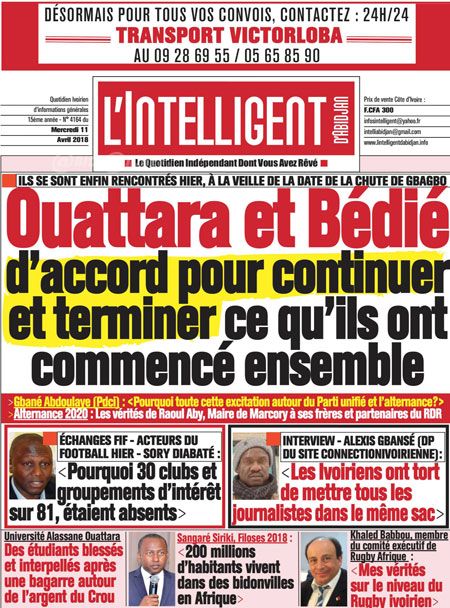 L’intelligent d’Abidjan N° 4164
