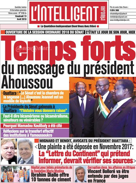 L’intelligent d’Abidjan N° 4166