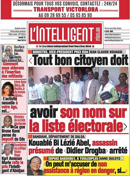 L’intelligent d’Abidjan N° 4199