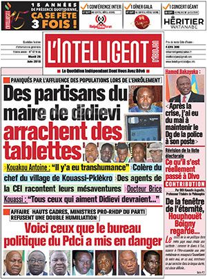 L’intelligent d’Abidjan N° 4216