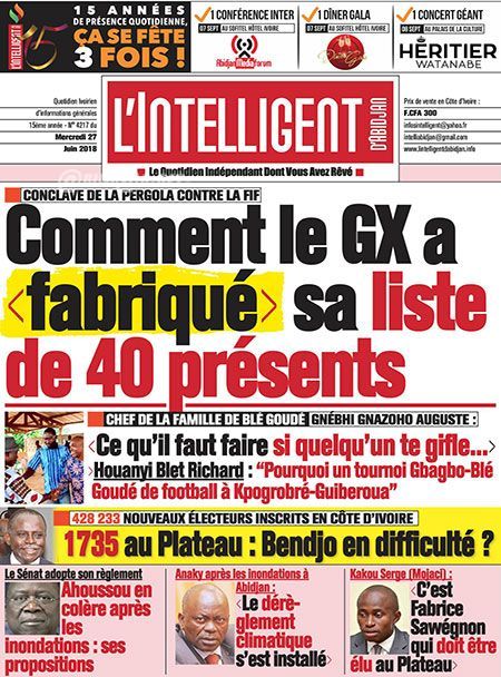 L’intelligent d’Abidjan N° 4217