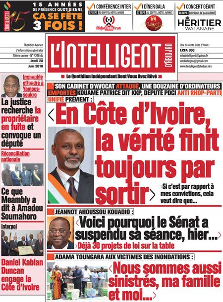 L’intelligent d’Abidjan N° 4218