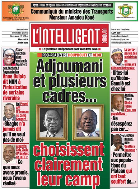 L’intelligent d’Abidjan N° 4222
