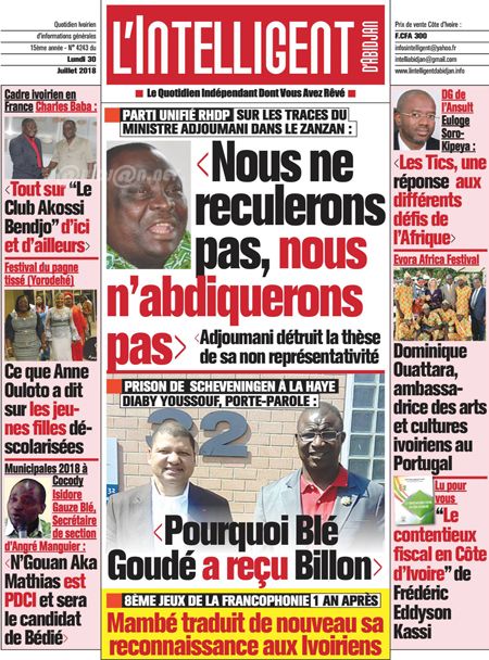 L’intelligent d’Abidjan N° 4243