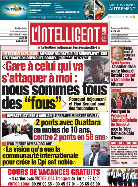 L’intelligent d’Abidjan N° 4244