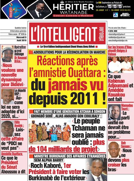 L’intelligent d’Abidjan N° 4249