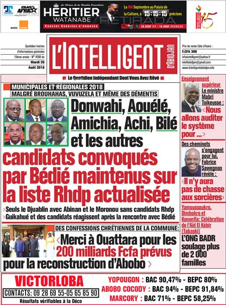 L’intelligent d’Abidjan N° 4260