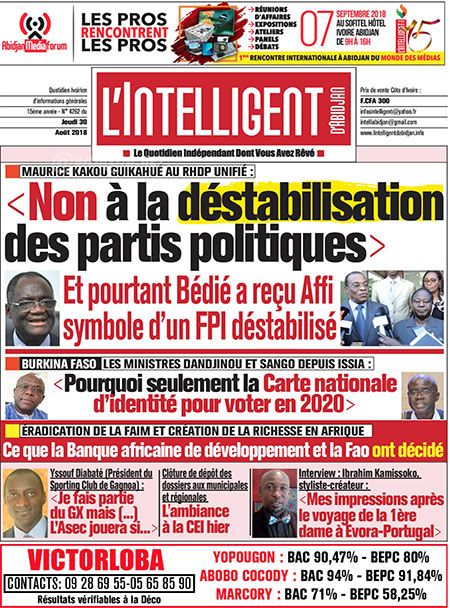 L’intelligent d’Abidjan N° 4262