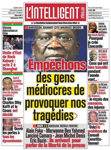 L’intelligent d’Abidjan N° 4266