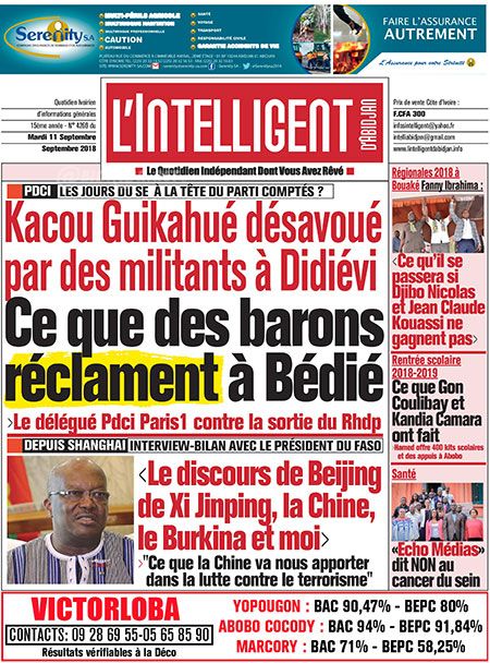 L’intelligent d’Abidjan N° 4269