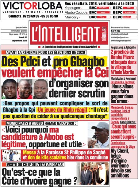 L’intelligent d’Abidjan N° 4274
