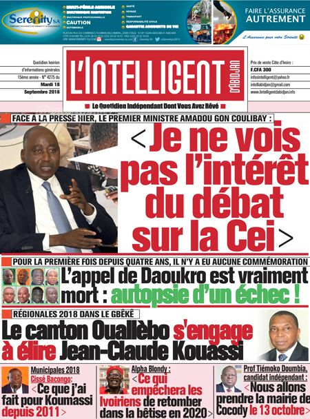 L’intelligent d’Abidjan N° 4275