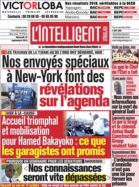 L’intelligent d’Abidjan N° 4276