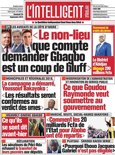 L’intelligent d’Abidjan N° 4284