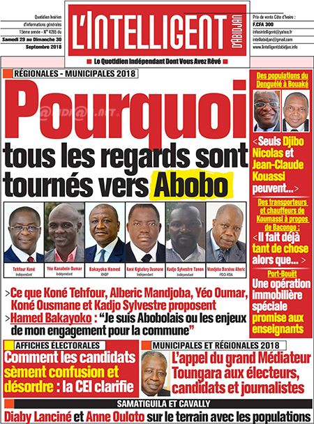 L’intelligent d’Abidjan N° 4285