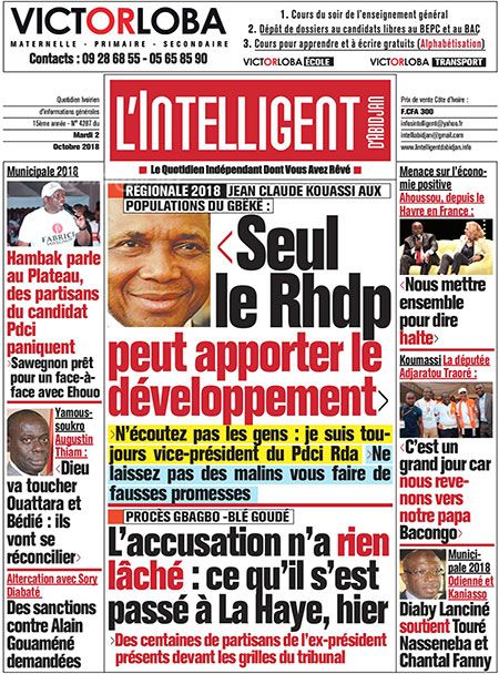 L’intelligent d’Abidjan N° 4287