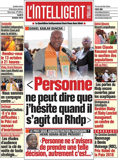 L’intelligent d’Abidjan N° 4292