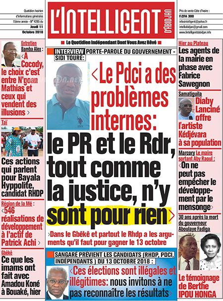 L’intelligent d’Abidjan N° 4295