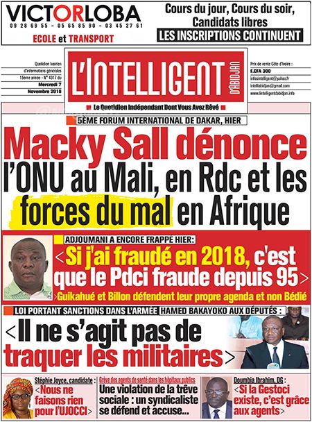 L’intelligent d’Abidjan N° 4317
