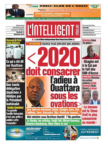 L’intelligent d’Abidjan N° 4324