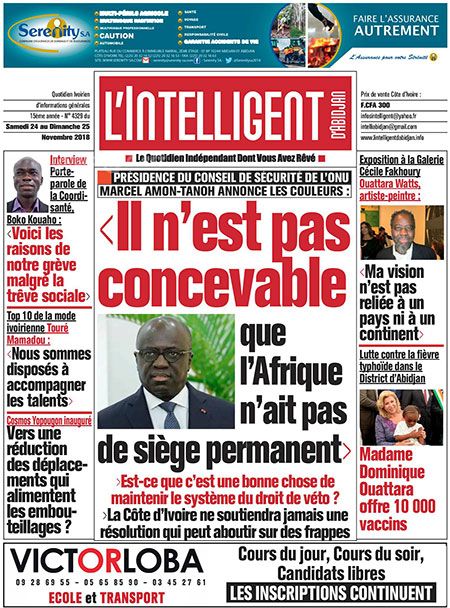 L’intelligent d’Abidjan N° 4329
