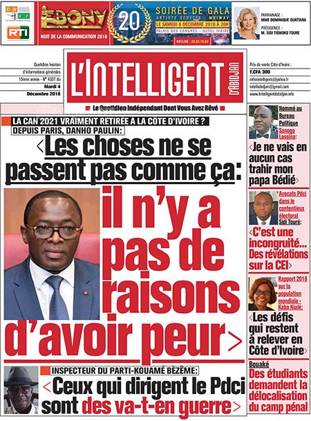 L’intelligent d’Abidjan N° 4337