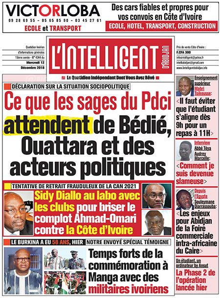 L’intelligent d’Abidjan N° 4344