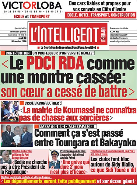 L’intelligent d’Abidjan N° 4345