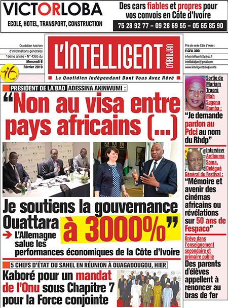 L’intelligent d’Abidjan N° 4365