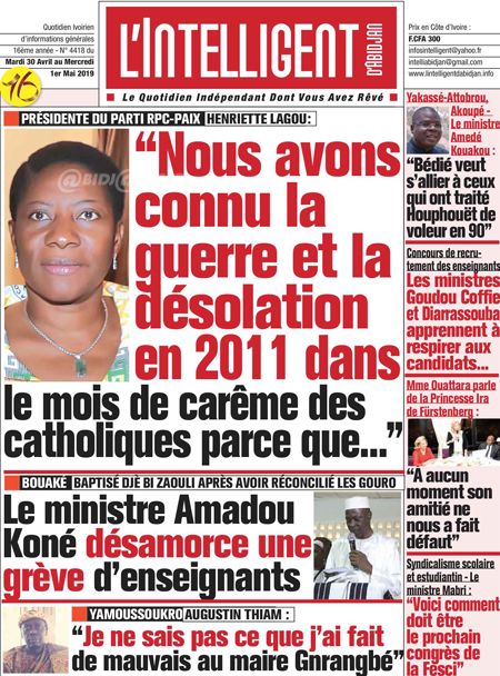 L’intelligent d’Abidjan N° 4418