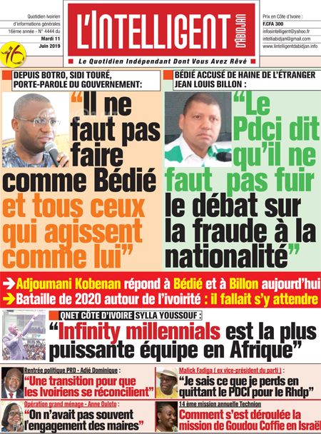 L’intelligent d’Abidjan N° 4444