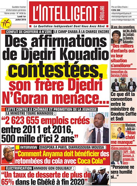 L’intelligent d’Abidjan N° 4456