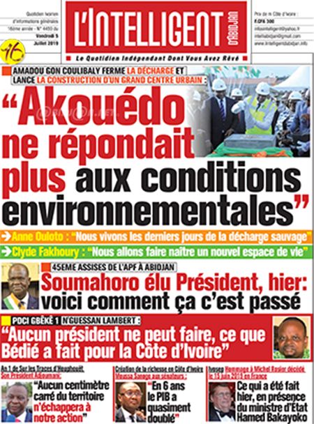 L’intelligent d’Abidjan N° 4459