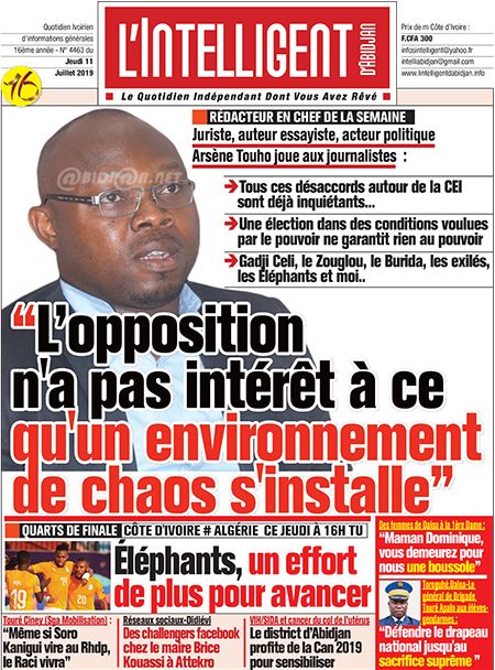 L’intelligent d’Abidjan N° 4463