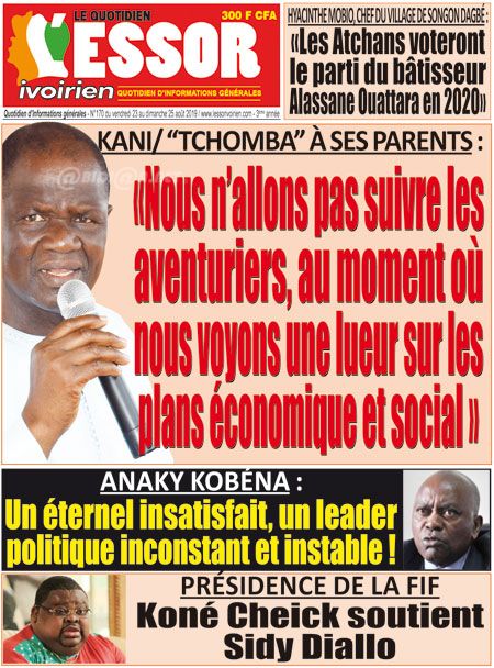 L’Essor Ivoirien N° 170