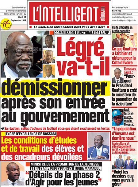 L’intelligent d’Abidjan N° 4501