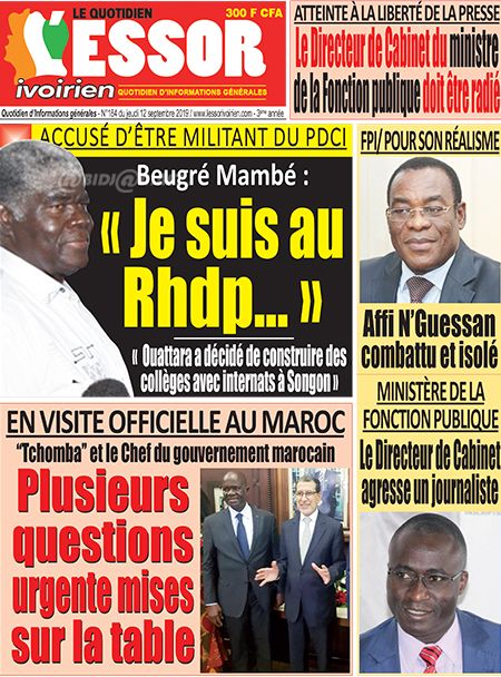 L’Essor Ivoirien N° 184