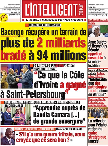 L’intelligent d’Abidjan N° 4507