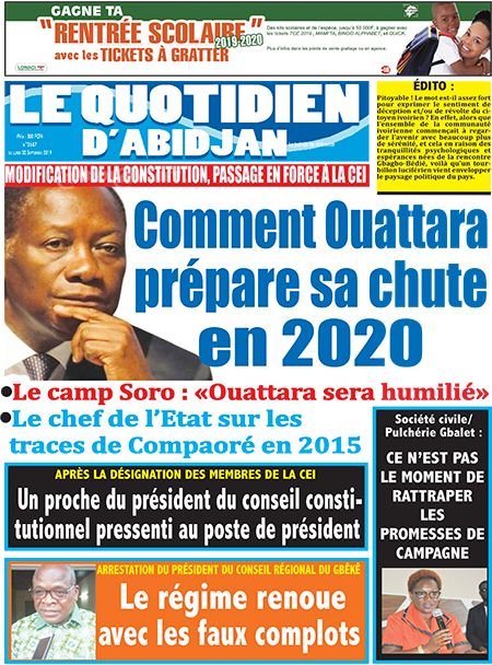 Le Quotidien d’Abidjan N° 2687
