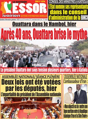 L’Essor Ivoirien N° 237