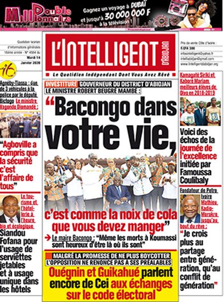 L’intelligent d’Abidjan N° 4584