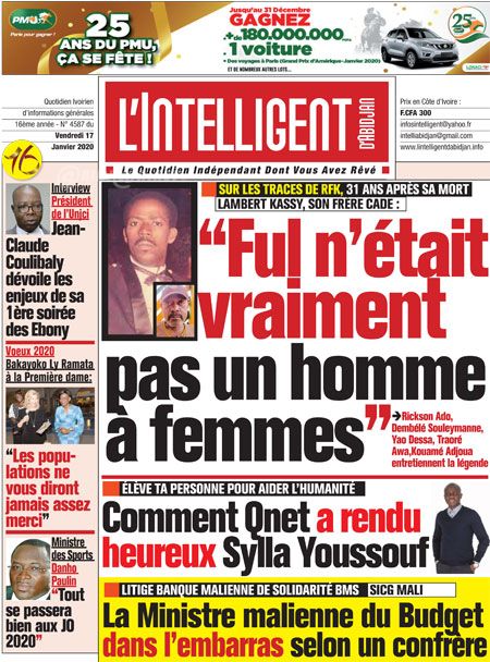 L’intelligent d’Abidjan N° 4587