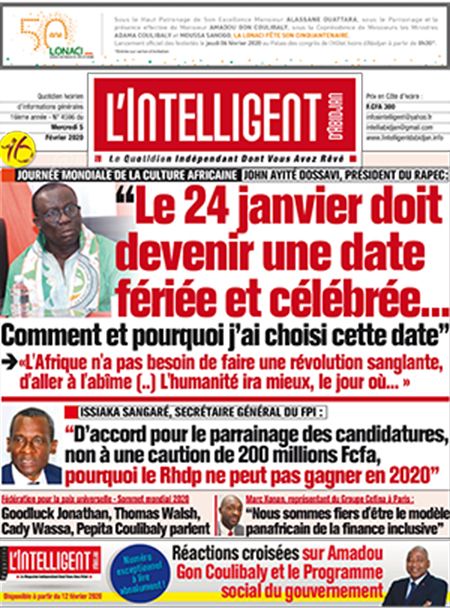 L’intelligent d’Abidjan N° 4596