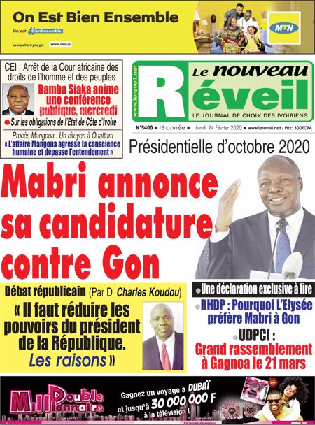 Le Nouveau Réveil N° 5400