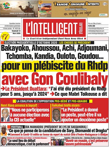 L’intelligent d’Abidjan N° 4619