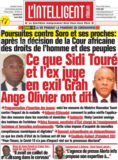L’intelligent d’Abidjan N° 4634