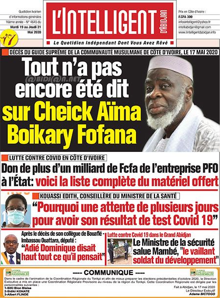 L’intelligent d’Abidjan N° 4645